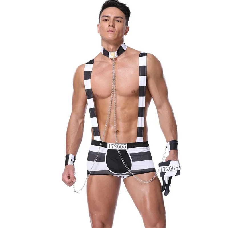 Multiple Sexy Men Navy Sailor Suit Cop Prisoner Servant Doctor Costume Erotic Temptation Cosplay Party Fancy Dress MN1