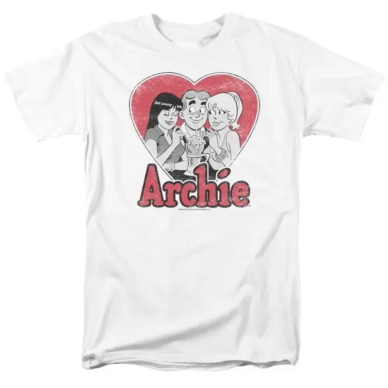 Camiseta Archie Comics Milkshake con licencia oficial de la serie cómica, color blanco
