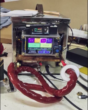 

6Y880 Dual-Pulse Energy Storage Spot Welding Controller - 10A with 10×10mm Welding Ruler​