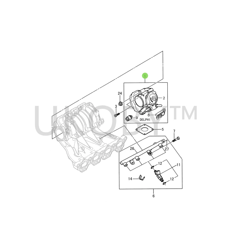 93734760 Suitable for Bu ic k Excelle Wind Throttle sensor position sensor