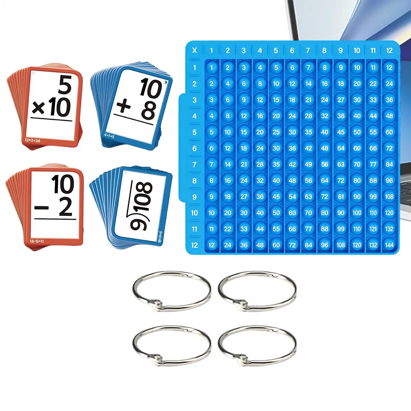 Basic Math Flash Cards Educational Learning Toys Games Math Games for Boys Girls Home Nursery Classroom School Kindergarten
