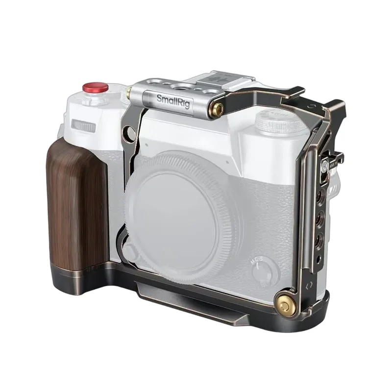 

Клетка для камеры Smallrig X-T50, быстросъемная пластина для Fujifilm X-T50, штатив Arca-типа, полный корпус из алюминиевого сплава, дерева