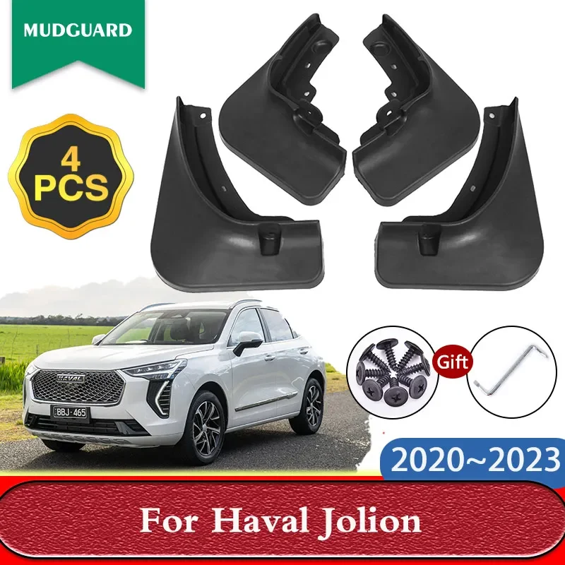 

Car Mud Flaps for Haval Jolion 2020 2021 2022 2023 Chulian Mudflaps Splash Guards Front Rear Fender Mudguards Auto Accessories