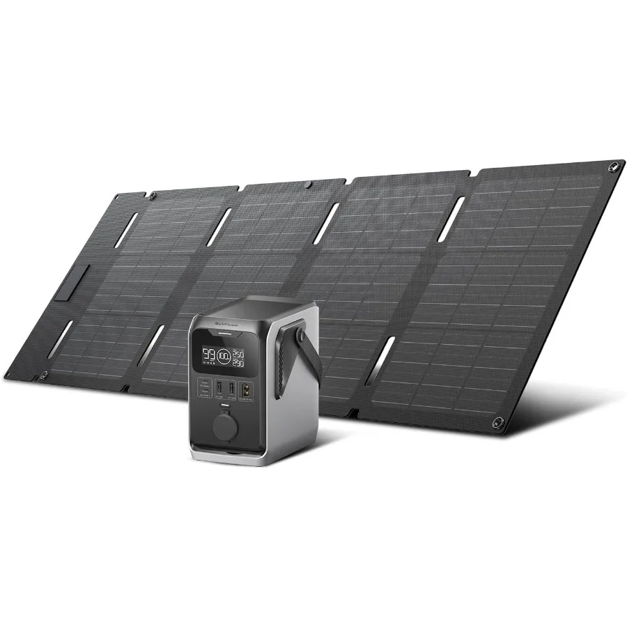 

TRAIL 300 DC Solar Panel with 45W Solar Generator and 288Wh LiFePO4 Power Bank: Compact and Portable Power Station for Outdoor