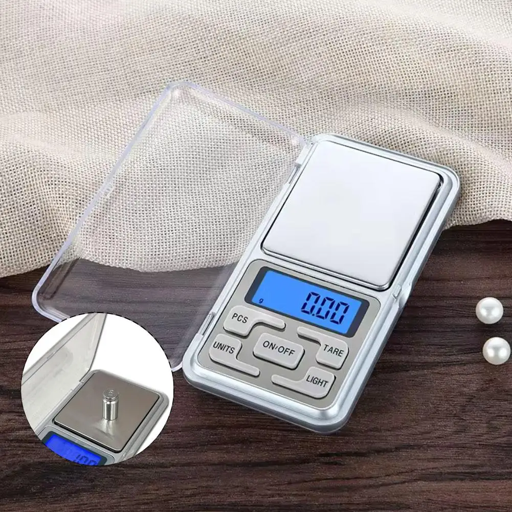 Accuracy 0.01g Bear 500g Precision Digital Kitchen Scale Jewelry Mini Pocket Scale Measurement LCD Electronic Portable Scale