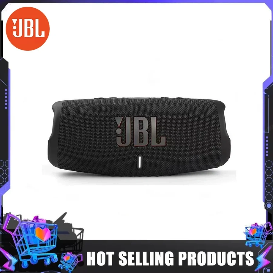 JBL Charge 5, восстановленный портативный Bluetooth-динамик, IP67, водонепроницаемый, 20 часов воспроизведения, PartyBoost Power Bank для путешествий на открытом воздухе