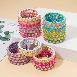 Macaron Color Enamel Accessories Beaded Bracelet Fashion INS Style Light Luxury High Sense Women's Bracelet Accessories