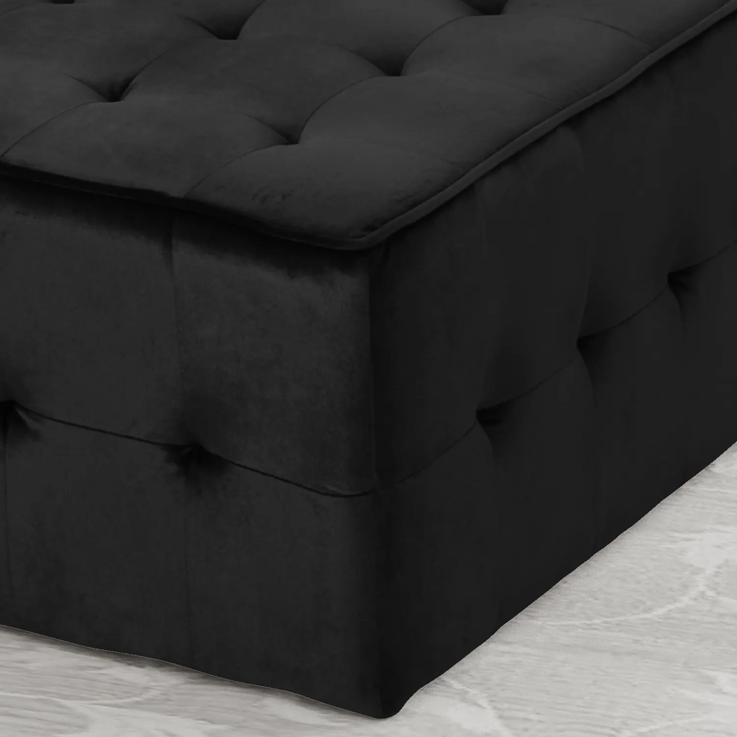 Leather Ottoman Footrest for Living Room and Bedroom - Stylish, Comfortable, Multi-functional Furniture Piece