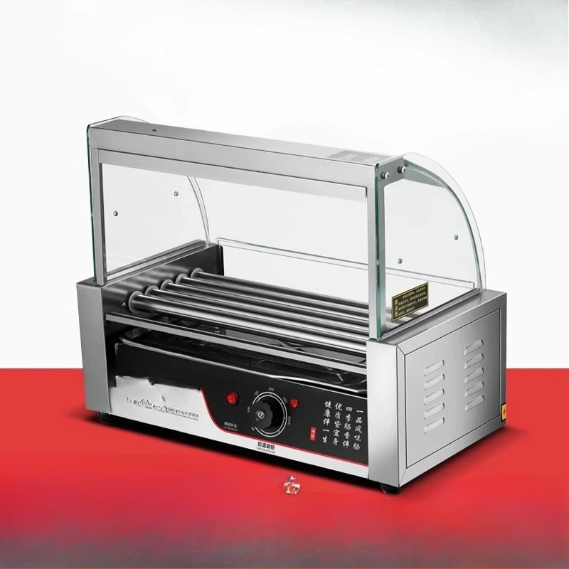 

Sausage grilling machine Commercial automatic temperature control, hot dog electromechanical grilled sausage ham sausage machine