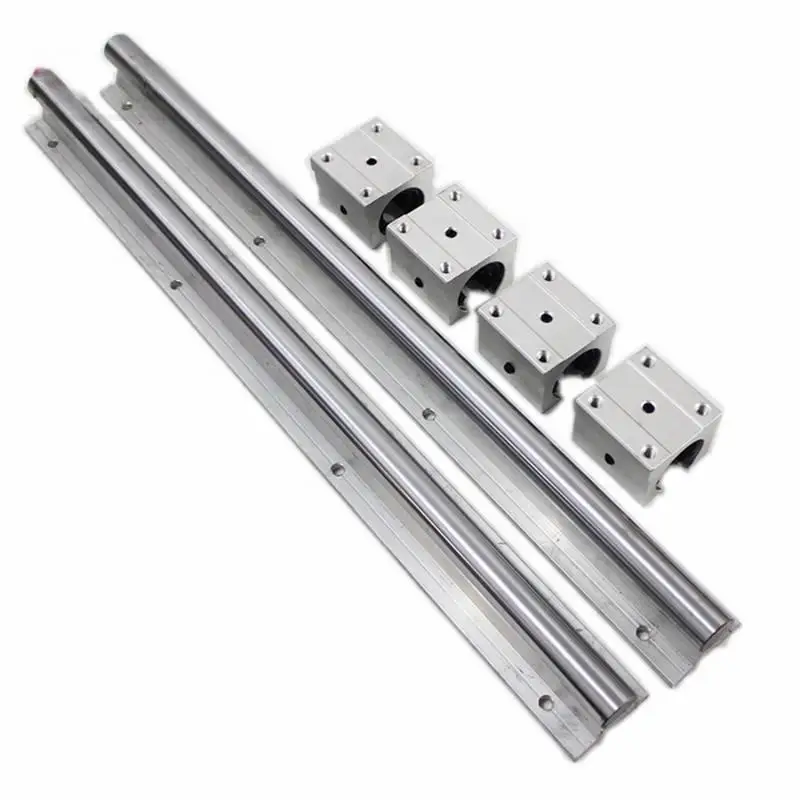 

Aluminium round support rails Linear rails with bearings and motor