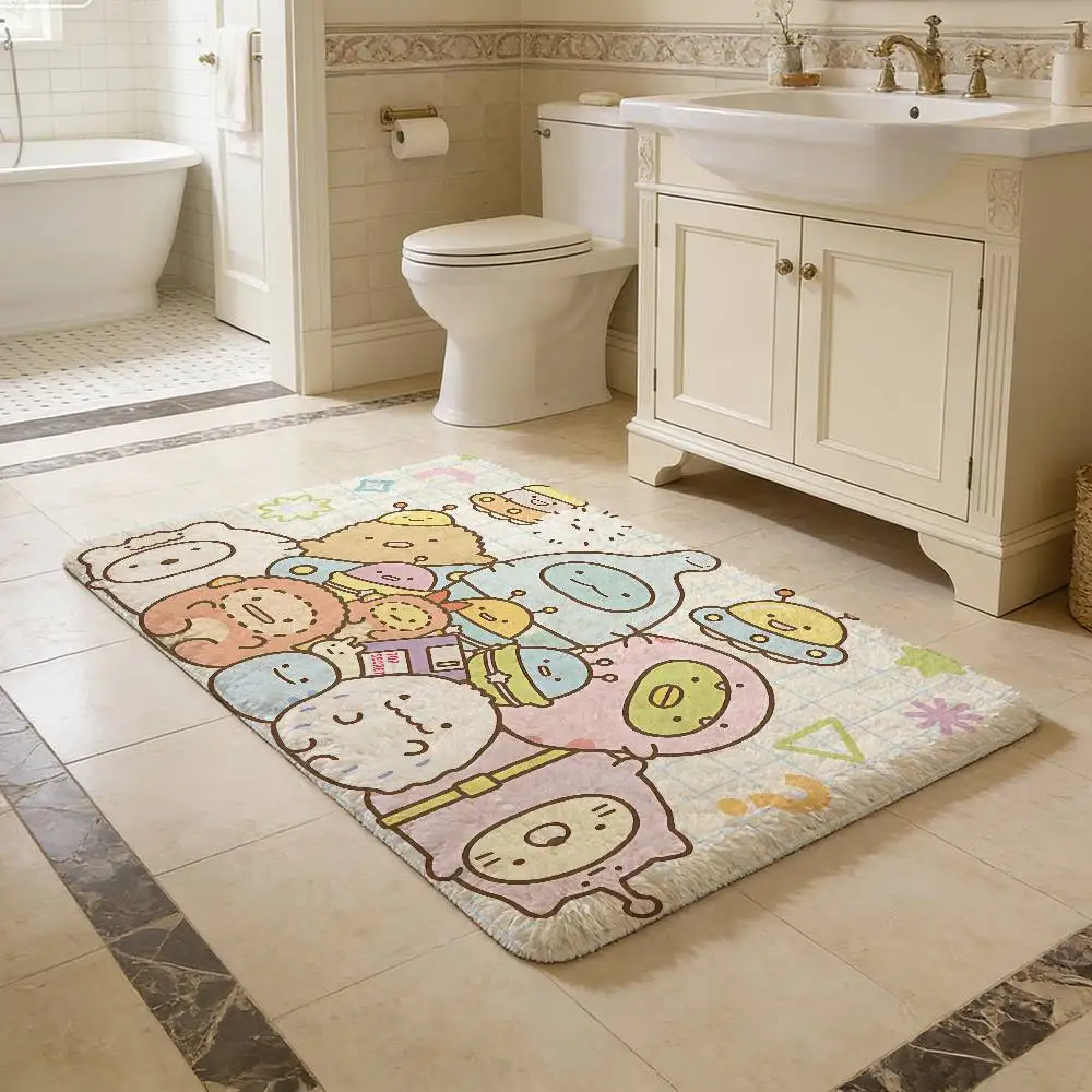R-SumikkoS-H-GurashiS Room Mats Nordic Style Home Doormat Bathroom-Toilet Mats Bedroom Hotel Decor Mat