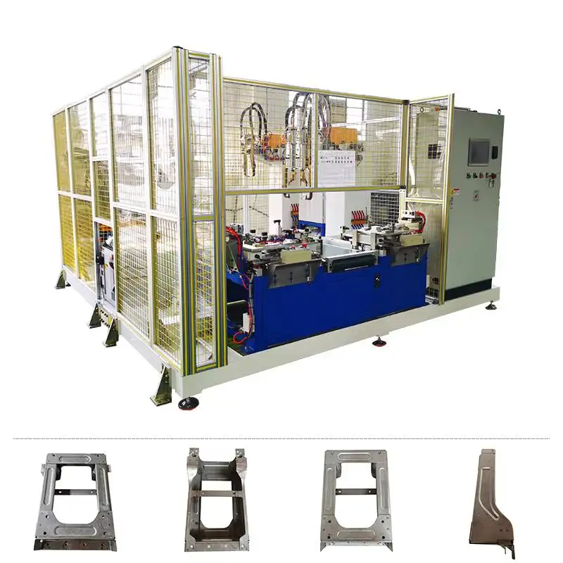 Air Conditioning Automatic Soldering Point Welding Machine Spot Welder With Robot Loading And Unloading
