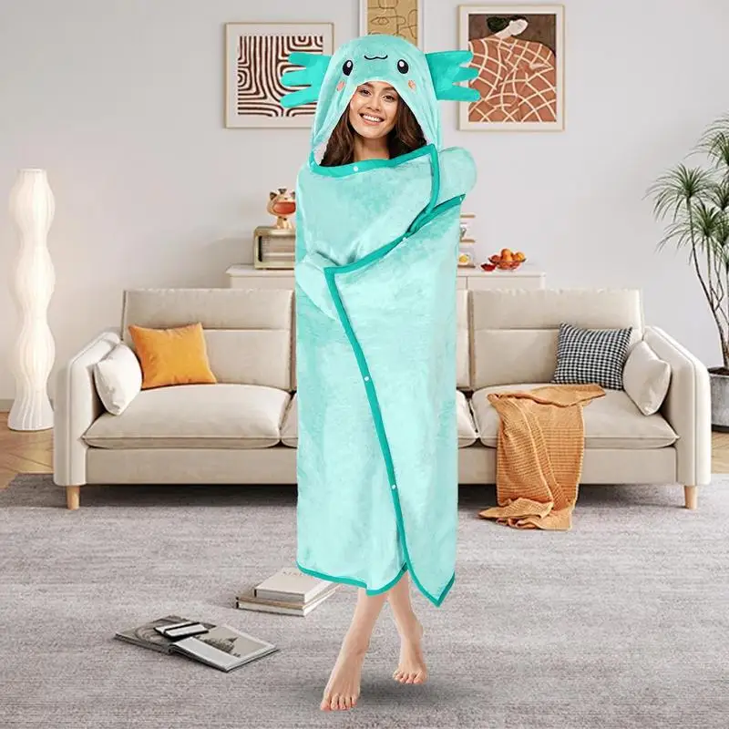 Blanket Hoodie Soft Sweater Blanket Wearable Blanket Hooded Blanket Warm Cozy Blanket Sweatshirt Winter For Girlfriend Mom