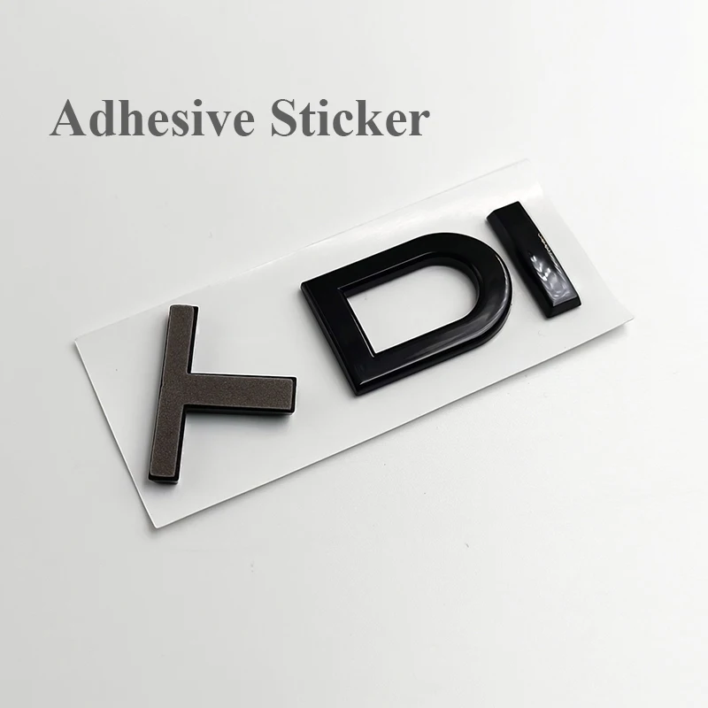 3d ABS Black TFSI Logo TDI Letters Car Trunk Emblem Badge For A3 A4 A5 A6 A7 A8 Q2 Q3 Q5 Q7 Q8 TFSI TDI Sticker Accessories