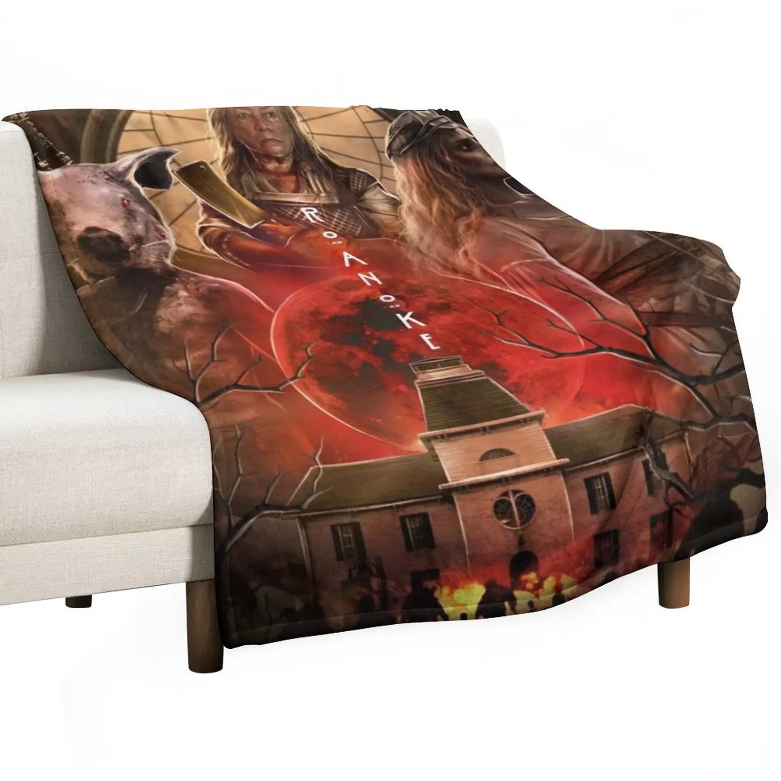 BLOOD MOON Throw Blanket Thin Cute Plaid warm for winter For Baby Blankets