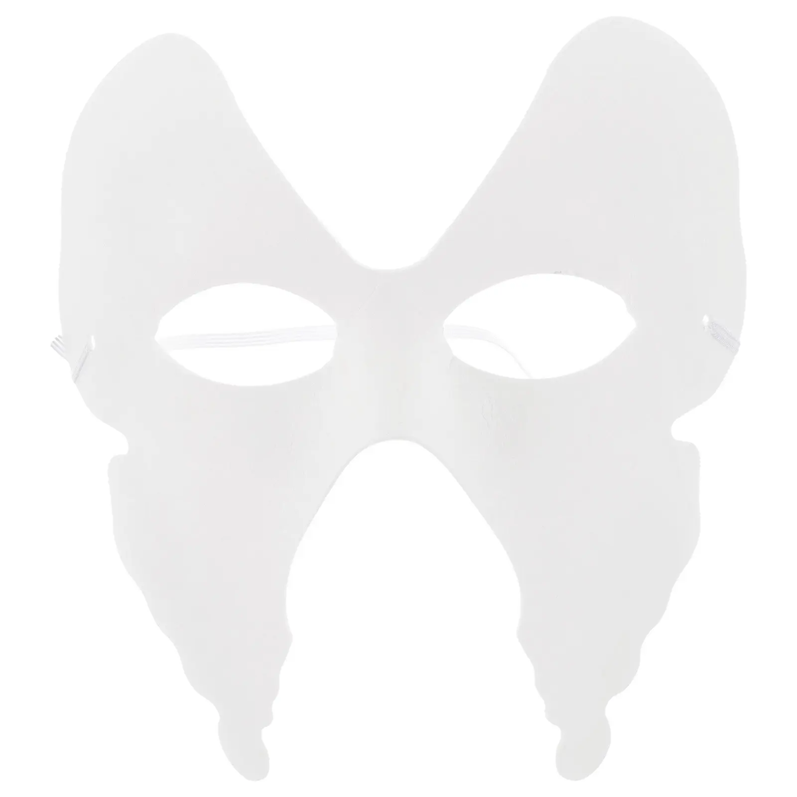 

Набор из 6 белых бумажных масок-бабочек для женщин, заготовки для маскирования, для самостоятельной росписи, для модных показов, выпускных вечеров, дней рождения