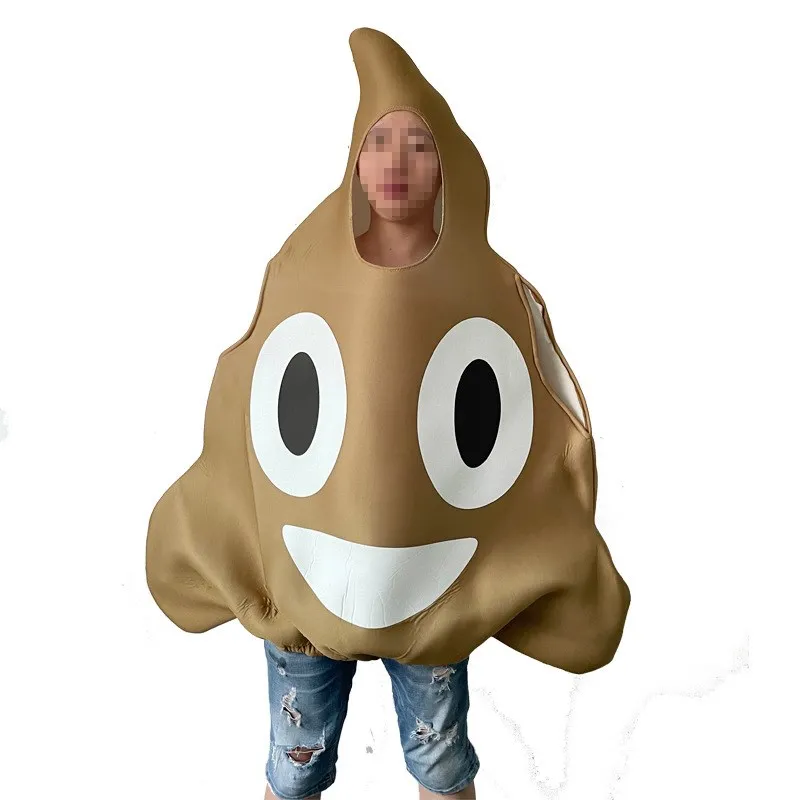 

Halloween Funny Costume Children's Set Adult Performance Clothes Big Shit Emotion Clothes Party Props National Stage Costume