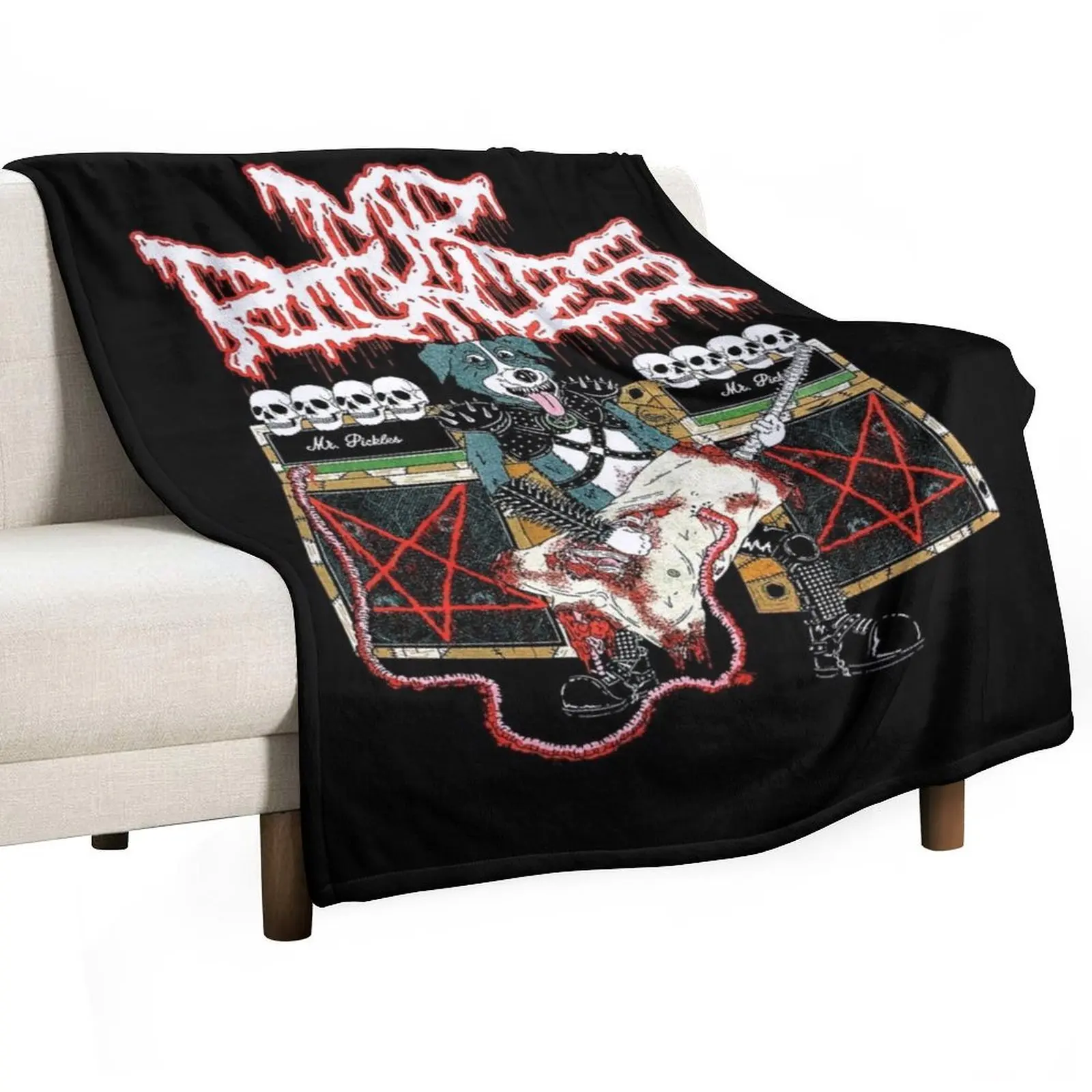 

Mr Pickles Guitar. Throw Blanket Quilt Winter beds Tourist For Decorative Sofa Blankets