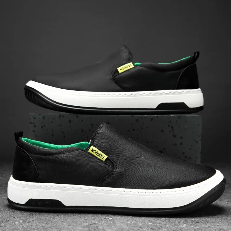 

Новинка 2024, мужские кроссовки, летние дышащие удобные парусиновые туфли из ледяного шелка, модельерская мужская нескользящая повседневная обувь без шнуровки