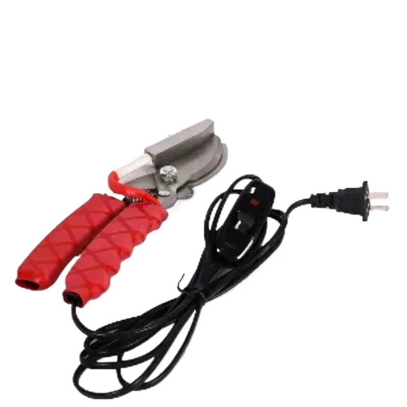 220V Heating Bloodless Tail Cutter  Piglet Tail Cutting Plier 80W 370℃ For Pig Sheep Goat Farm Tools