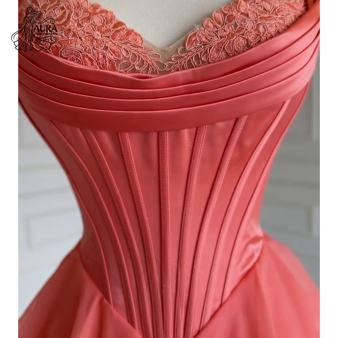 

Aura Shawl Robe Designer Luxe Elegant Woman Dress Custom Made Women's Evening Dresses 2026 Luxury Dresses for Prom Round Neck