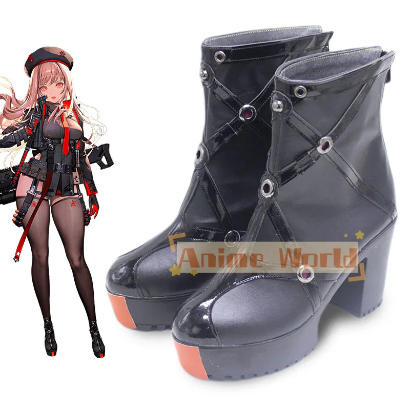 Goddess of Victory: Nikke Unlimited Rapi Cosplay Shoes  Halloween Carnival Boots Custom Made