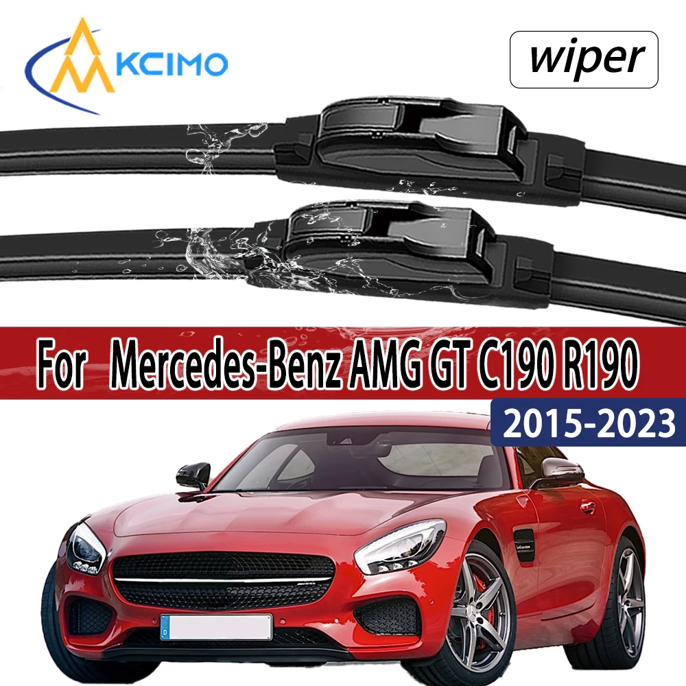 

Для Mercedes-Benz AMG GT C190 R190 2015-2023 щетки стеклоочистителя переднего стекла 2 шт. аксессуары для окон ветрового стекла