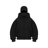 2025 Otoño e Invierno Nueva ropa deportiva informal para hombres y mujeres con diseño de máscara con capucha, sudadera deportiva y de moda de talla grande