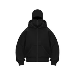 2025 Autumn and Winter New Men's and Women's Casual Sportswear With Hooded Mask Design, Sporty and Fashionable Plus Size Hoodie