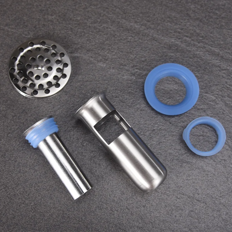 304 Stainless Steel Silicone Drain Core, Anti Odor Sewer Insert for Bathroom Shower, Insect Proof Stink Trap
