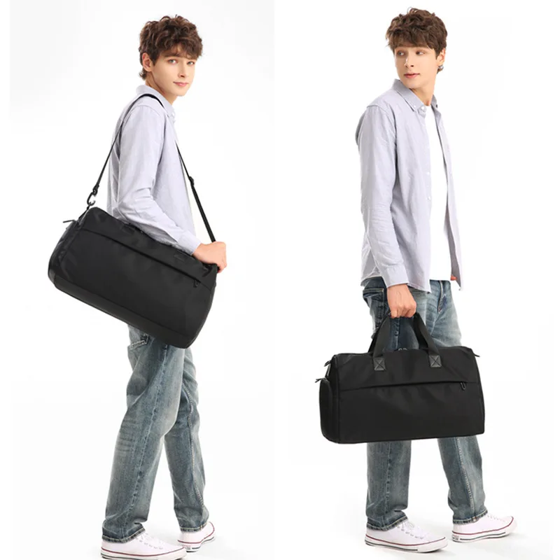 New Fashion Large Capacity Travel Bag Independent Shoe Warehouse Anti Splashing Single Shoulder Crossbody Bag Handbag