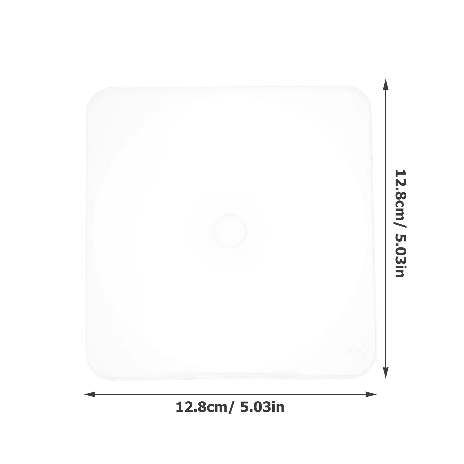 4pcs CD Boxes DVD Cases Clear Plastic Stackable Storage Lightweight Portable Home Office Travel CD Holder Vinyl Record Sleeves