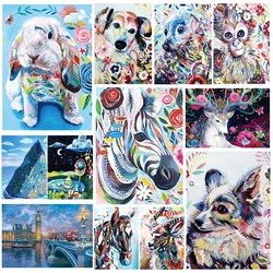 Puzzle Animal en Bois Coloré pour Adultes et Enfants, Lapin, Éléphants, Cerf, Cheval, Jouet Puzzl, Bricolage, Jeux, Jouets