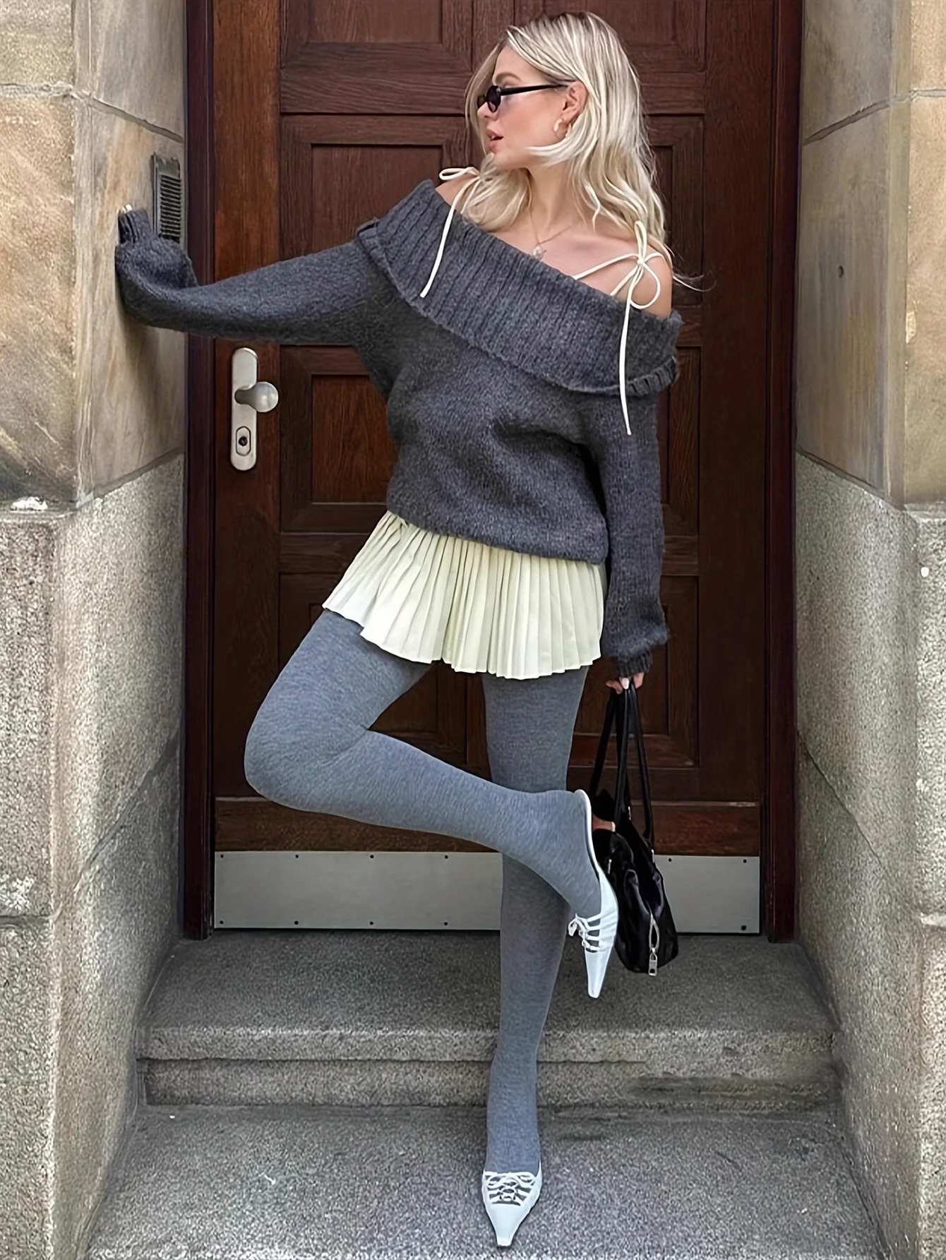 150 g Ajuste 15-25 ° C Otoño e Invierno Leggings de mujer de rayas verticales Medias de una pieza de color sólido calcetín pantimedias antiestáticas