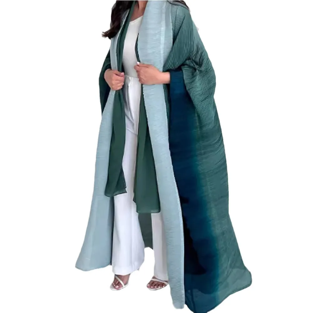 Top qualità ISSEYS MIYAKES autunno moda pendolare versatile mantello trench con maniche a pipistrello sfumate