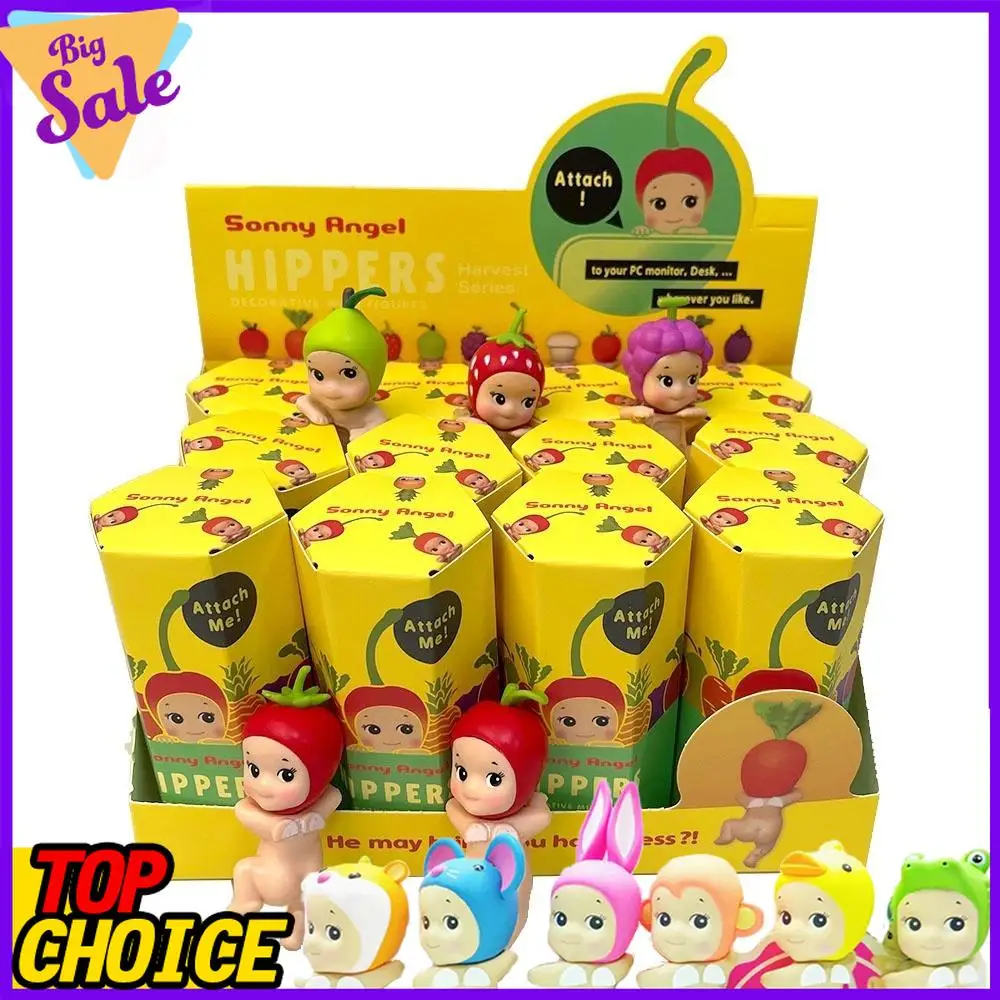 소니엔젤 블라인드 박스 하베스트 슬리핑 시리즈 과일 야채 무드등 애니메이션 인형 PVC 귀여운 장난감 어린이 생일 선물 수집품