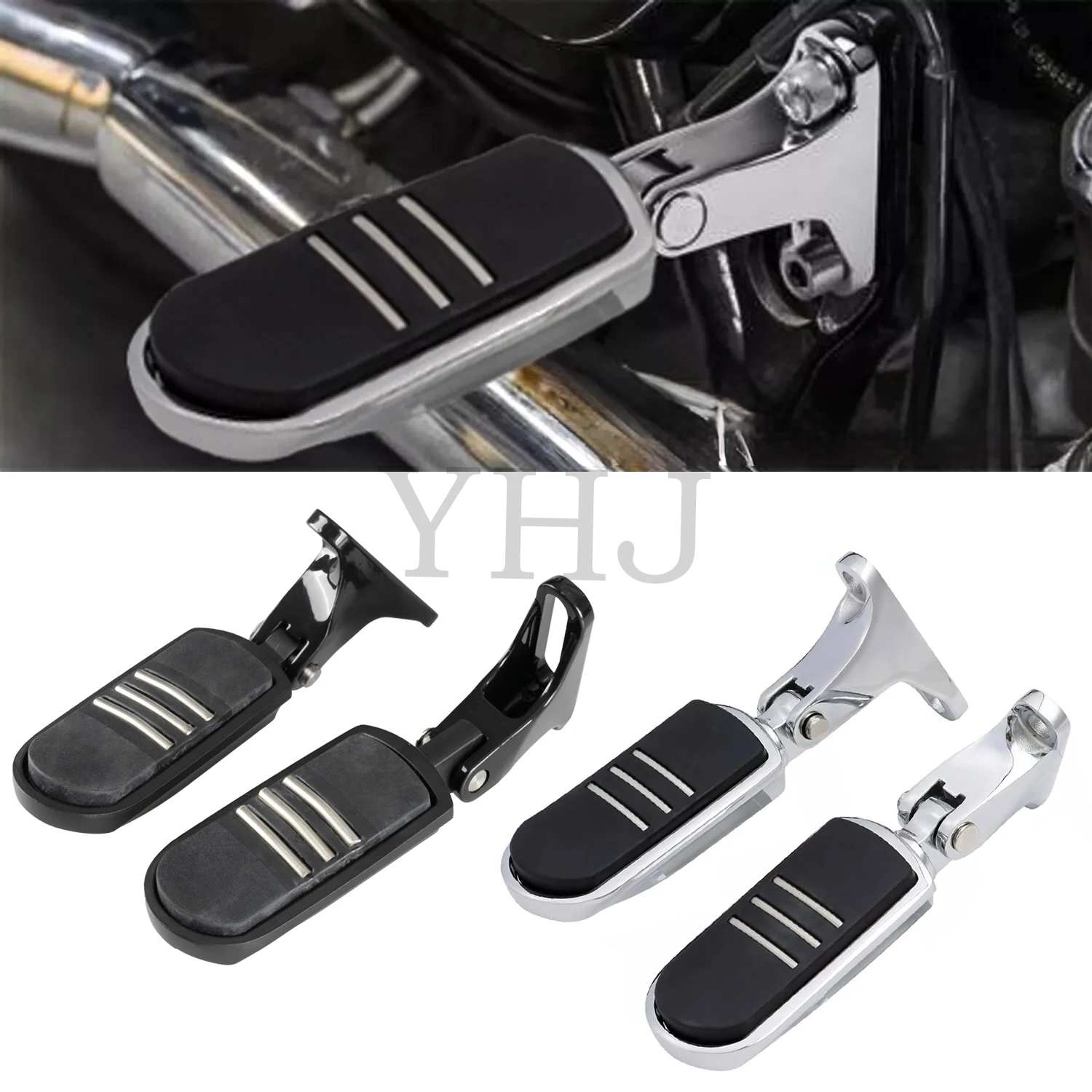 

For Harley Road King Electra Street Road Glide Ultra Limited CVO FLHTCU 1993-Up Motorcycle Rear Passenger Foot Peg Mount Bracket