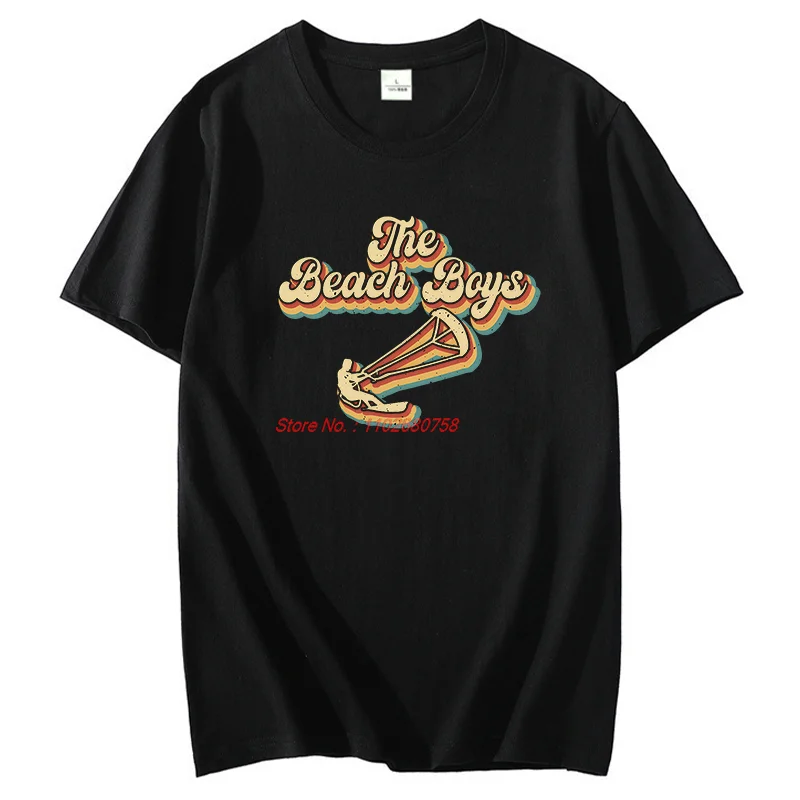 Vintage Kiteboarding Kitesurfing T-Shirt Fashion Graphic T Shirts Cotton Short Sleeve T-Shirts Unisex New Shirts And T-Shirts