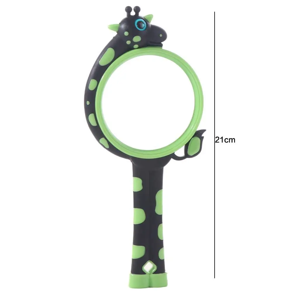 

Experimental 10X Glass Giraffe Magnifier Cartoon Comfortable Grip Loupe Magnifier High Definition Durable Magnifying Glass