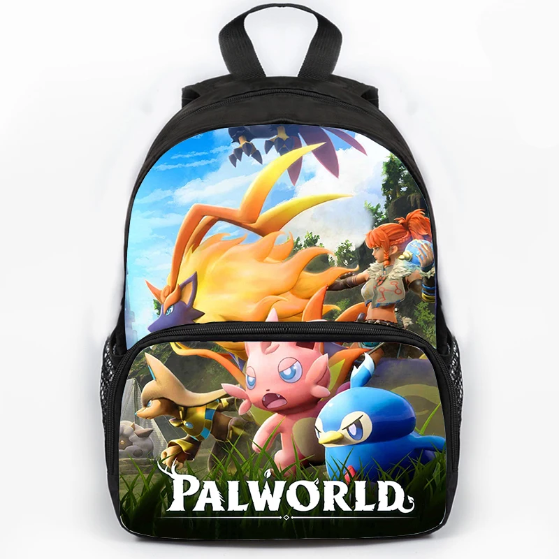 Large Capacity Backpack Palworld Print School Bags for Primary School Students Waterproof Boys Girls Bookbag Teenager Laptop Bag