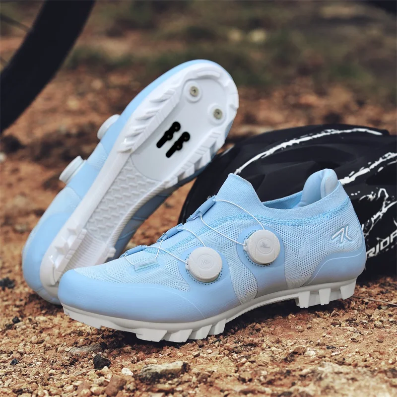 

LiXingMing Men Cycling Shoes MTB New Big Size To 48# Sapatilha Mtb Sneakers Women Dirt Bike Racing Clit Bicycle Cleat Footwear