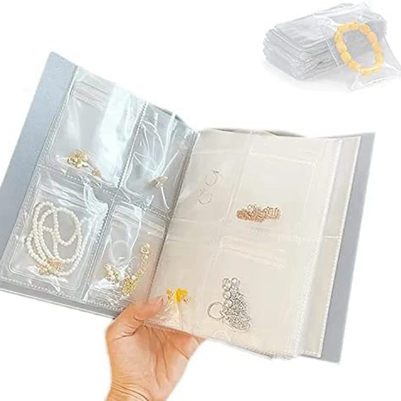 Transparent Jewelry Storage Book-Storage Book With Pocket-Commemorative Coin Storage Book