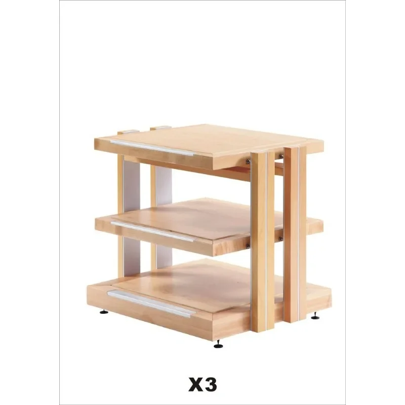 Three-layer power amplifier rack, audio rack, equipment rack, solid wood rack