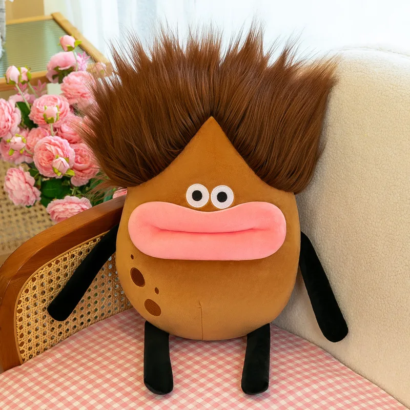 Poupée de pomme de terre amusante et amusante, jouet en peluche, sac à dos, décoration, pendentif, porte-clés, petite poupée, cadeaux d'anniversaire pour enfants et adultes