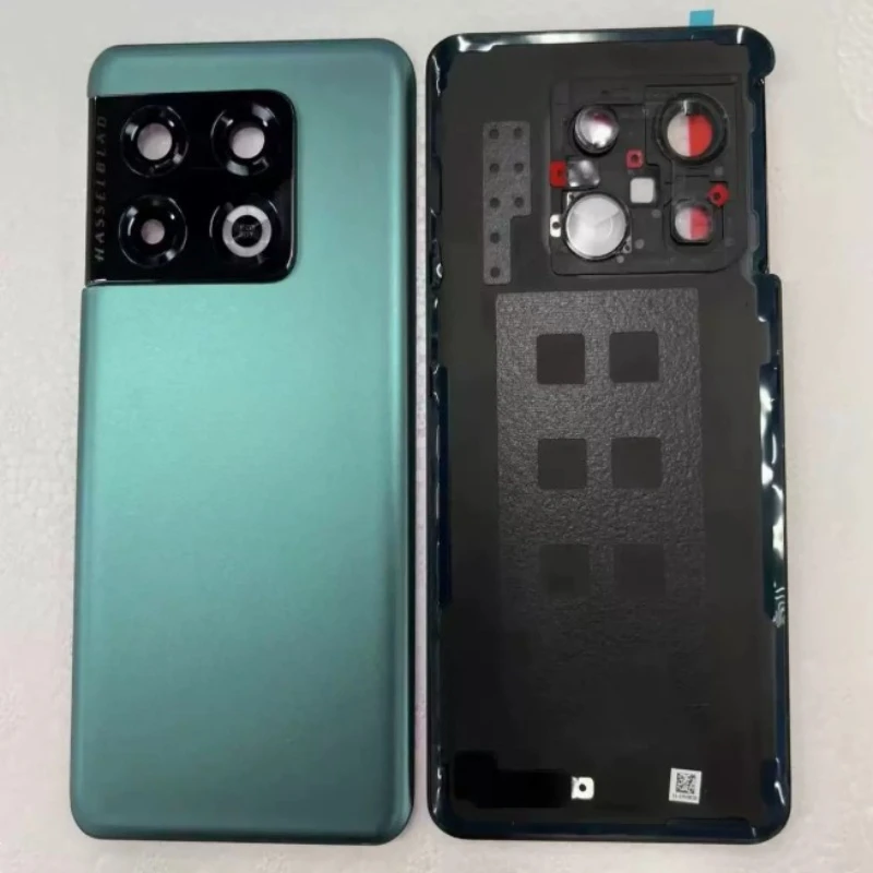 Rear Glass Panel Back Battery Cover Housing For Oneplus 10 Pro 10pro Case + Camera Frame Lens with Adhesive Phone Lid