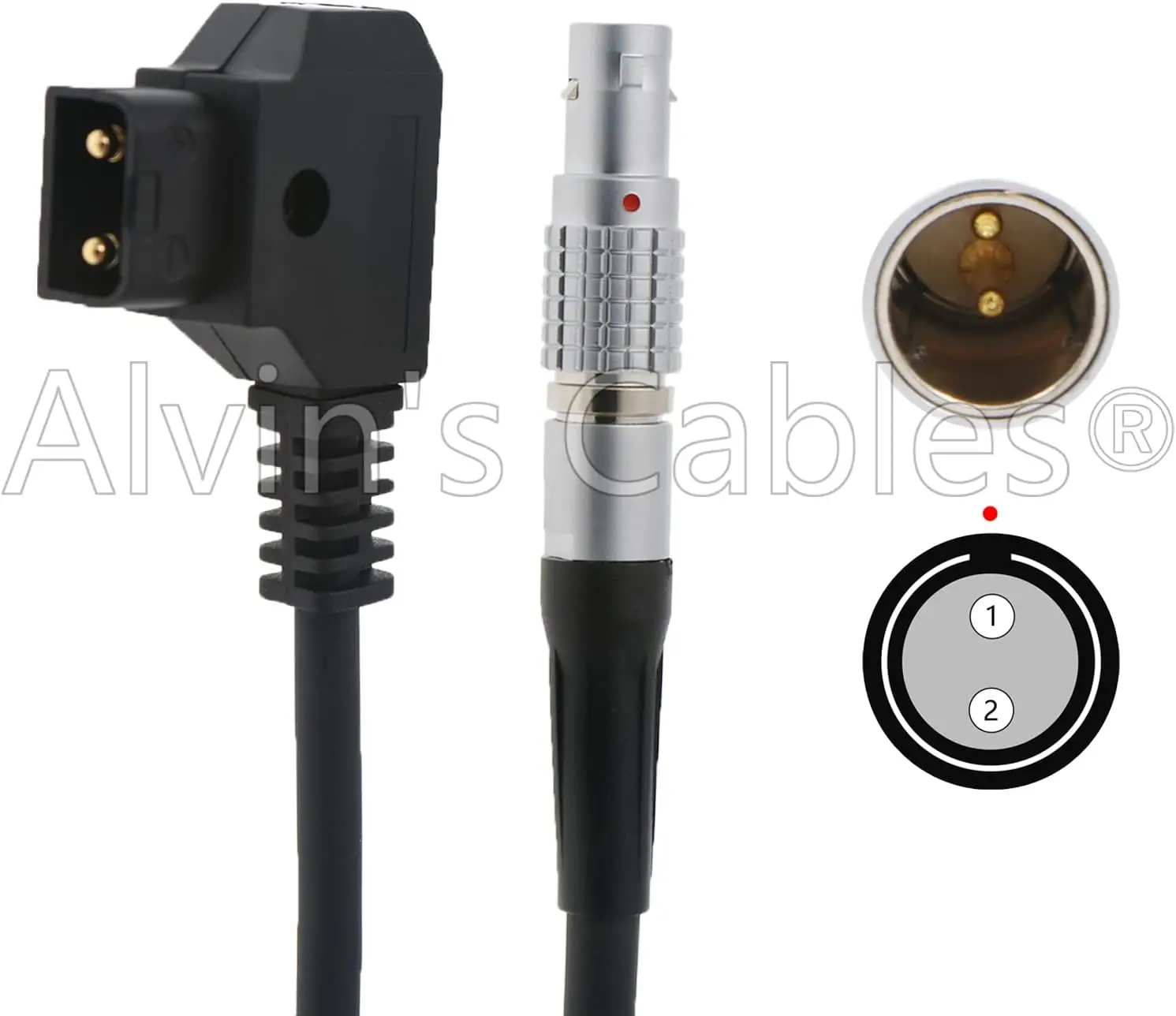 

Alvin's D Tap to 0B 2-контактный кабель питания 45 см для Teradek Z CAM
