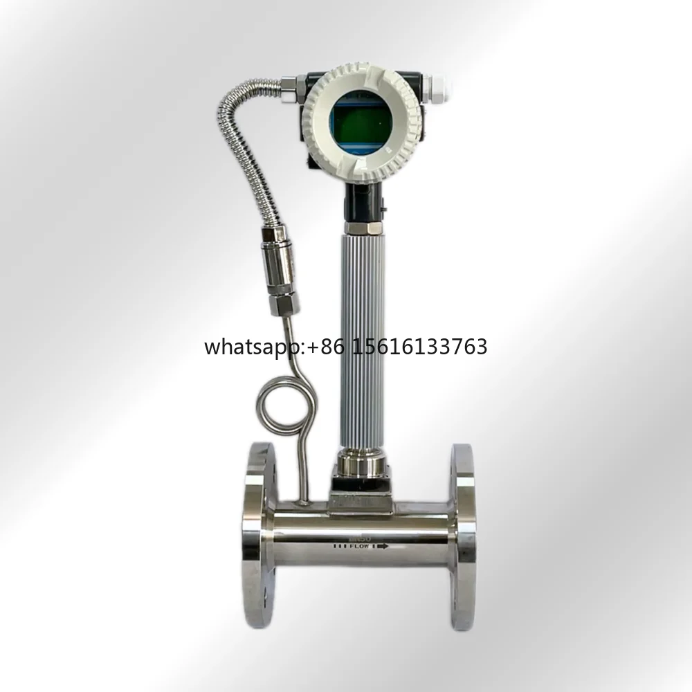 DN15-1600 Digital Display Stainless Steel Variable Area Air Gas Flowmeter Sensor High Accuracy Liquid/Gas Flange Flow