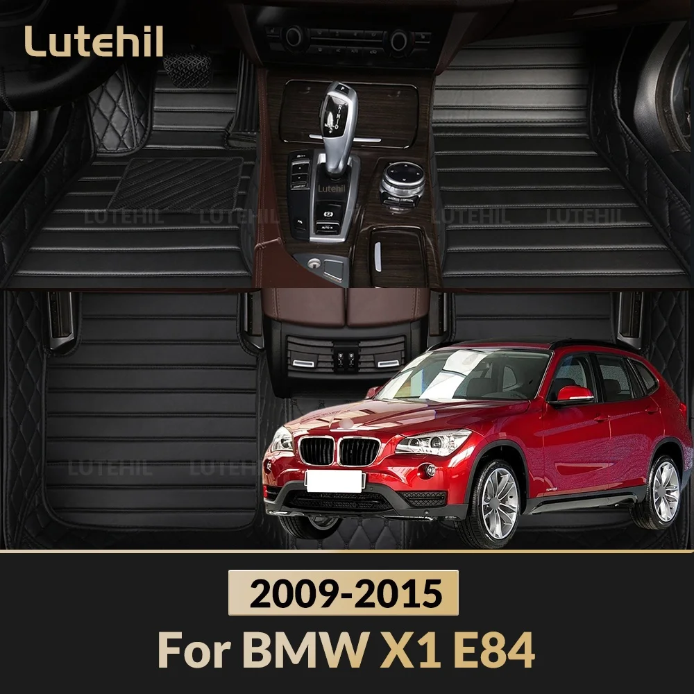 For BMW X1 E84 2009-2015 14 13 12 11 Car Floor Mats All Weather Carpet Cover Floor Liners Interior Protector Accessories