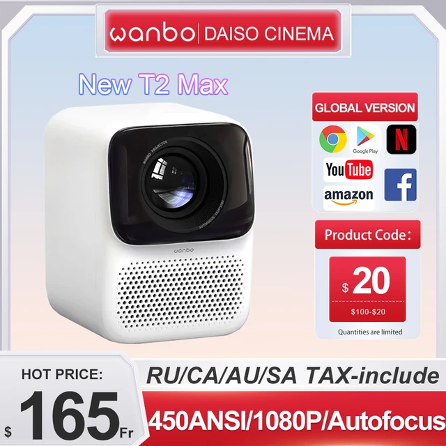 中古]Wanbo T2 Max プロジェクター