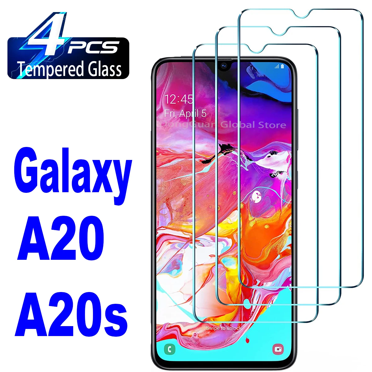 

2/4 шт. закаленное стекло для Samsung Galaxy A20 A20s SM-A205, защитная стеклянная пленка для экрана